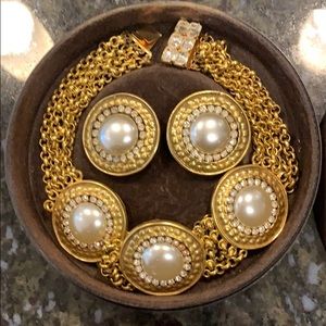 Celine Earrings & Necklace Set